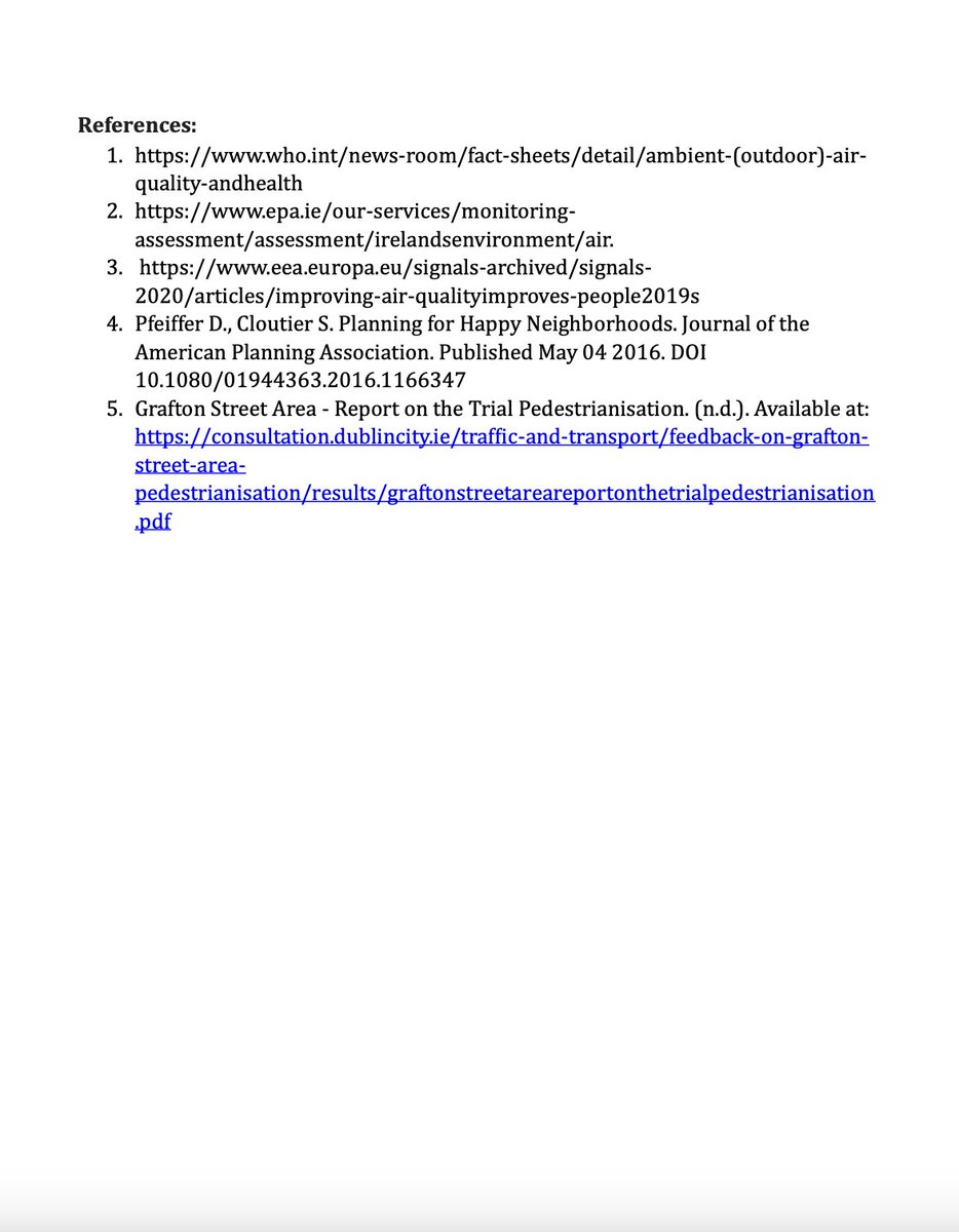 Our letter to Brown Thomas.

We express our deep concern regarding Brown Thomas’ recent interference, resulting in the delay of the Dublin City Transport Plan. 

We are asking them to listen to science and prioritise human health and wellbeing.