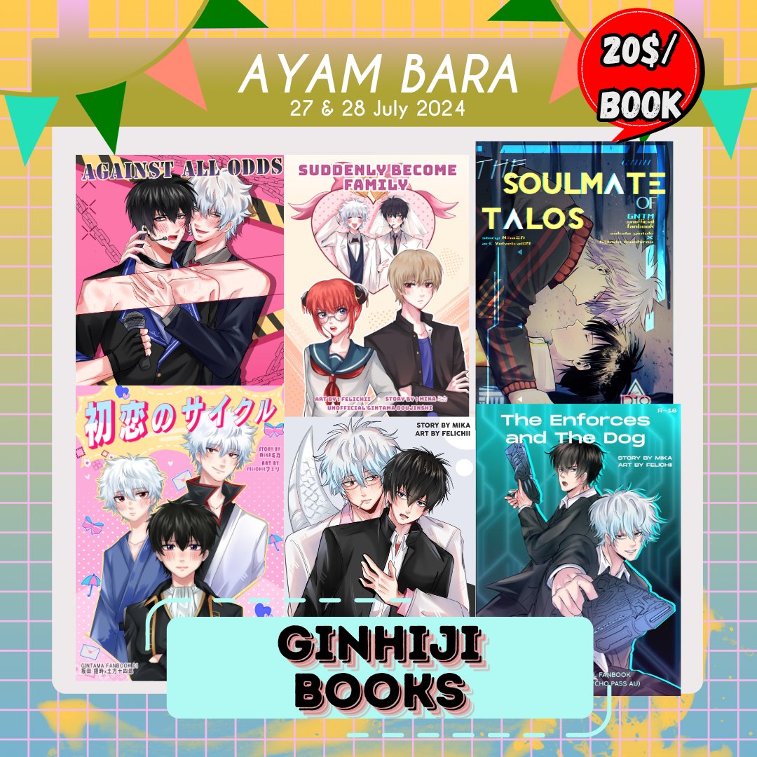 Mika_fa1212's tweet photo. AYAM BARA FINALLY COME TO CREATOR SUPER FEST 2024 FOR THE FIRST TIME IN SINGAPORE! We will bring all out best seller books! Including Genshin Impact, HSR, Gintama, Persona, Project Sekai, Sonic, Etc. Stay tune for more Info! #CSFAFA #CSF #CSF2024 #Doujinshi #LightNovel https://t.co/R4gzW6tmnE