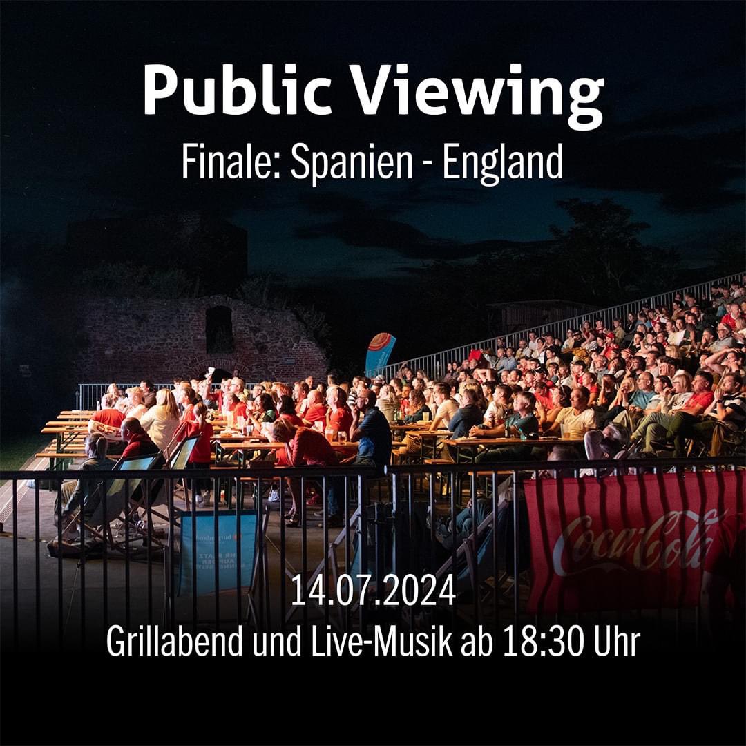 MGerbavsits's tweet photo. ⚽️ Erlebt morgen Abend das EM-Finale Spanien - England im fantastischen Ambiente der Burg Güssing ⚽️
Wir starten bereits um 18.30 Uhr mit einem #Grillabend und Live-Musik mit der Band Uhudler Libre. Um 21 Uhr beginnt dann das große EM-Finale.
#publicviewing #fussball #EM2024 https://t.co/2ayPbyYySx