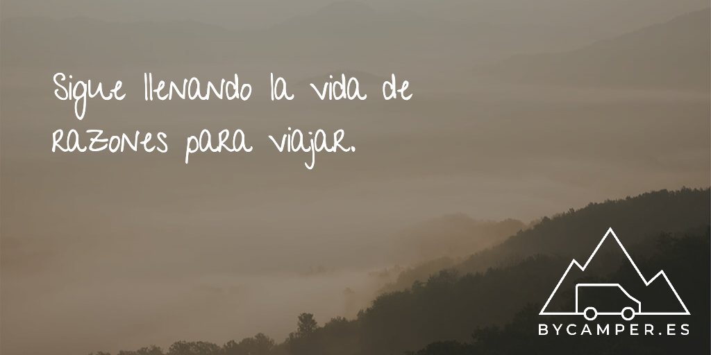 🚀 Sigue llenando la vida de razones para viajar.

#frases #viajar #camper #autocaravana