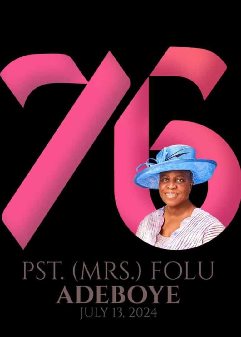 joseph_obayemi's tweet photo. HAPPY 76TH BIRTHDAY TO MOTHER OF NATIONS,  MUMMY G.O., MUMMY FOLU ADEBOYE.  Thank you for the motherly heart you relate to us with. Thank you for everything We pray for long life, prosperity, &amp; greater anointing as you add another year in Jesus' name!  Congratulations 🎊 Mummy. https://t.co/iUTAsPGFwd