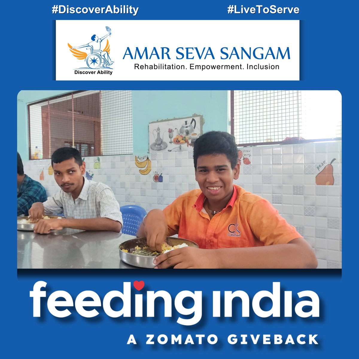 amarseva's tweet photo. Thank You @FeedingIndia for distributing free food items for February 2024, benefiting our service users in the Sangamam School & Residential Program for Special Needs Children, Disabled Youth Trainees & Home Students.
#FeedingIndia #DailyFeedingProgramFI #ChildNutrition #ASSA https://t.co/na6KkAtdTP