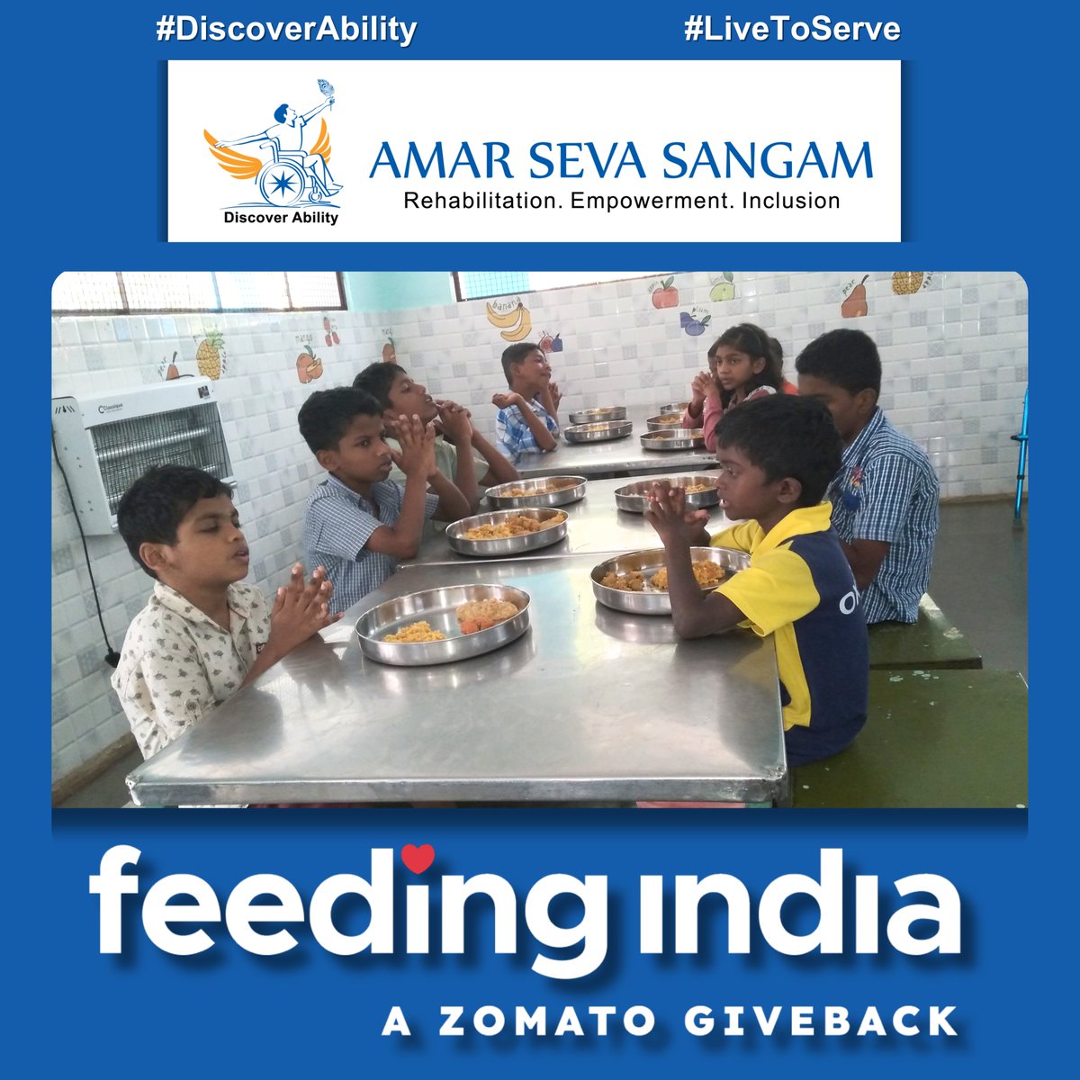amarseva's tweet photo. Thank You @FeedingIndia for distributing free food items for February 2024, benefiting our service users in the Sangamam School & Residential Program for Special Needs Children, Disabled Youth Trainees & Home Students.
#FeedingIndia #DailyFeedingProgramFI #ChildNutrition #ASSA https://t.co/na6KkAtdTP