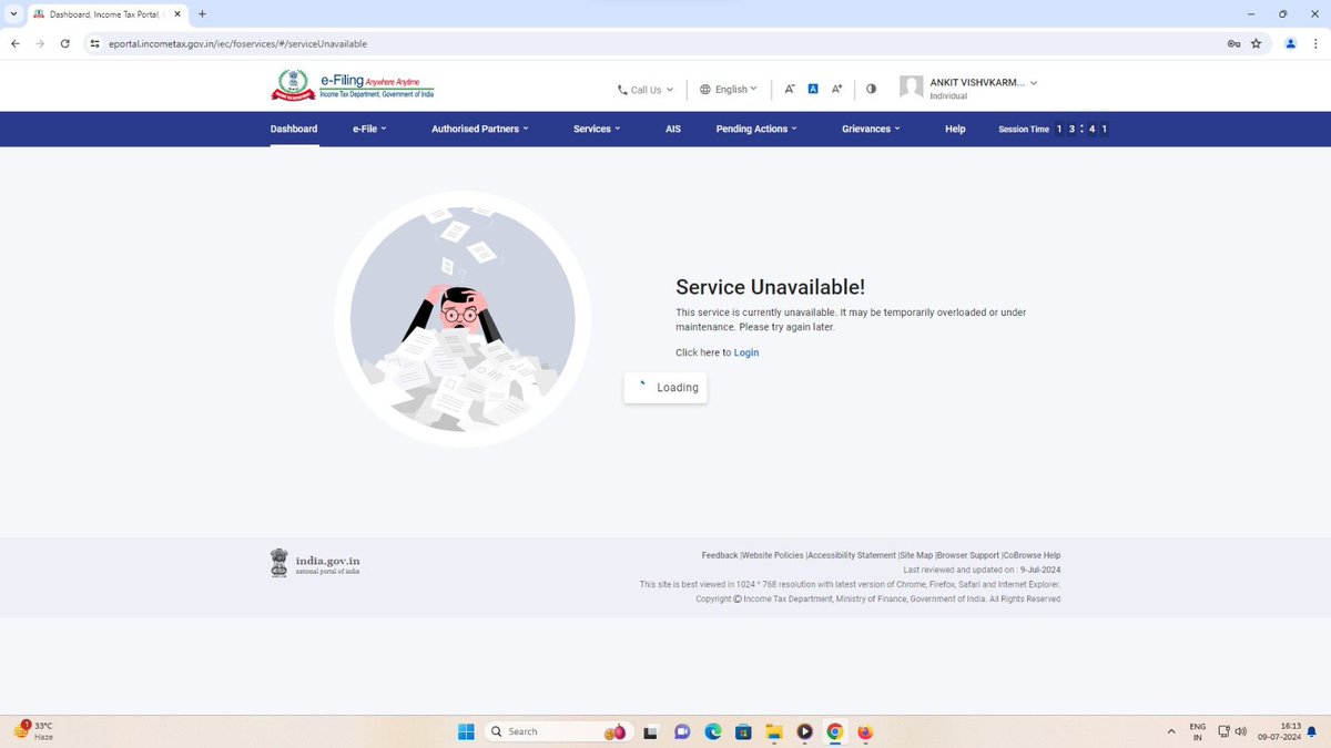 NeeleshTax's tweet photo. Dear Finance Minister @nsitharamanoffc What a Joke you are Doing with Professionals who are filing ITRs with this Stupid Portal you have made.
Income Tax portal is a biggest scam in this modern days era with the Professionals.
#ITR #IncomeTax #ITPortal @IncomeTaxIndia @PMOIndia https://t.co/dq9R6DJJ99