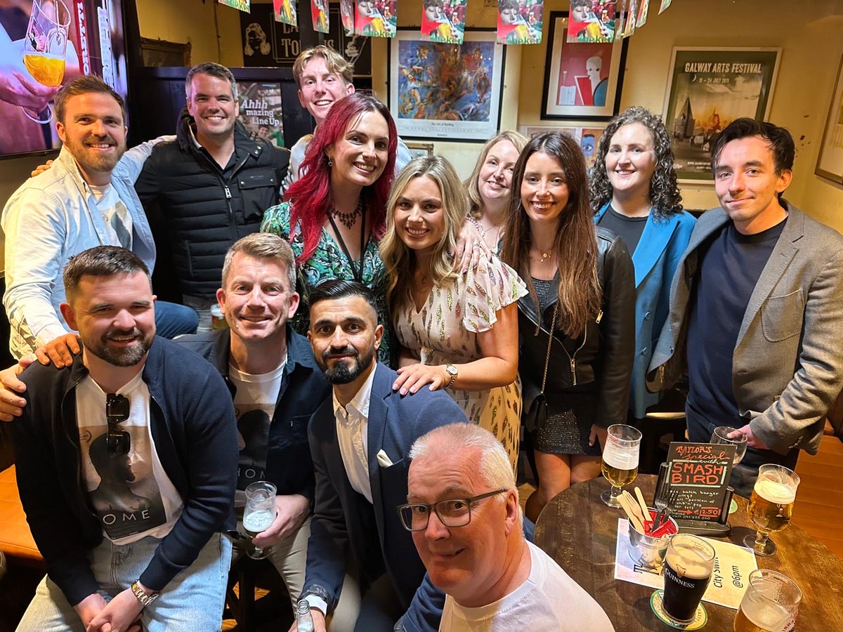 decfryan's tweet image. Zak and A team from Home. Post Homes premiere yesterday in Galway. Beyond proud of them