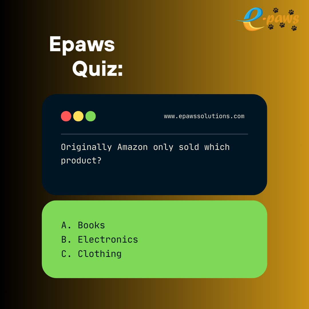 epawssolutions's tweet image. Saturday's Epaws Quiz.
Engage with us today to learn how you can nurture your child into a young techie through coding!
#coding
#programming
#youngcoders
#youngprogrammers
#youngtechies