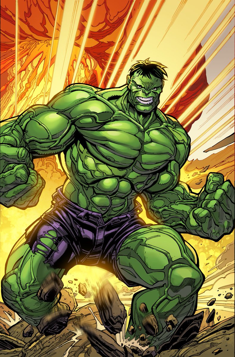 jesse_heagy's tweet photo. From late last year. Lines by the phenomenal @ChadHardin and colors by me. #marvel #hulk #disney #heagycolors #putmeincoach https://t.co/wv8XVObLSU