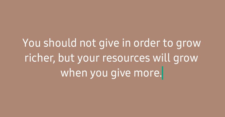 LearnHismandate's tweet photo. Generosity https://t.co/oyZ3EFvRnH