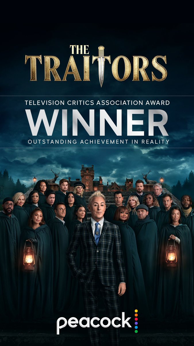 MikeCotton1's tweet photo. Amazing Award Win for Team Traitors USA 🙌 #tcaawards #TheTraitorsUS https://t.co/efffOA9ydH