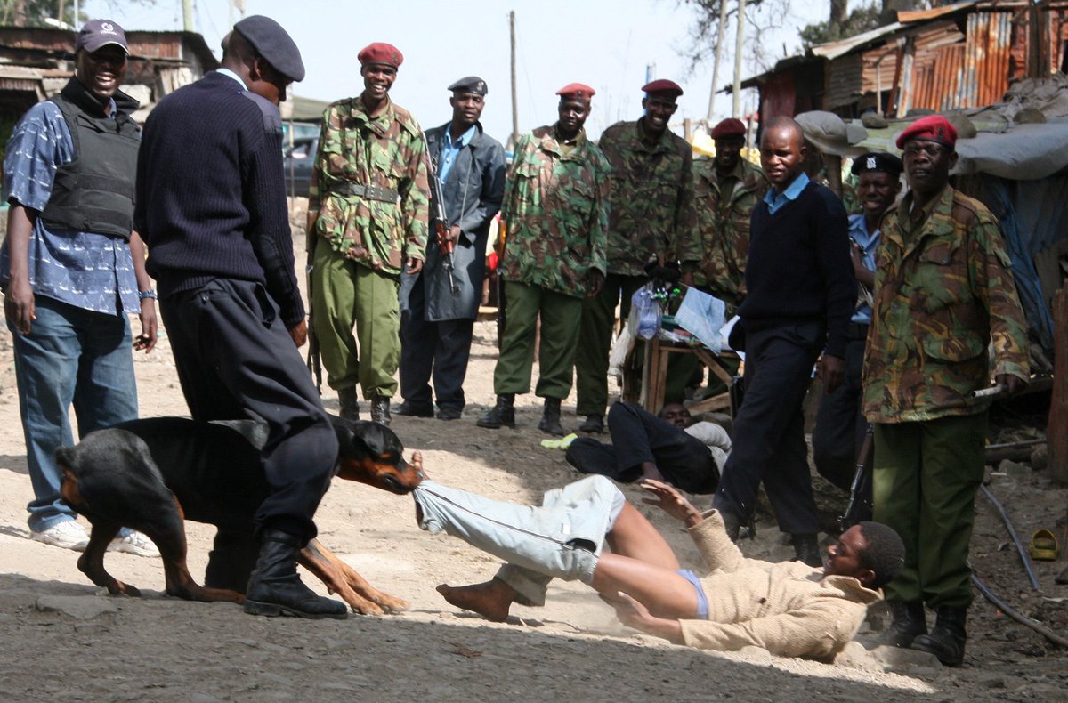 mugunamutwiri's tweet photo. Leave alone Al Jazeera news we need to Expose all the inhuman officers in this photo for summary dismissal. 
This makes one cry of pain and charges for Tuesday is Tuesday.
  DCI and NIS LEAVE US ALONE if you can't get this right. https://t.co/AJivBl5HoL