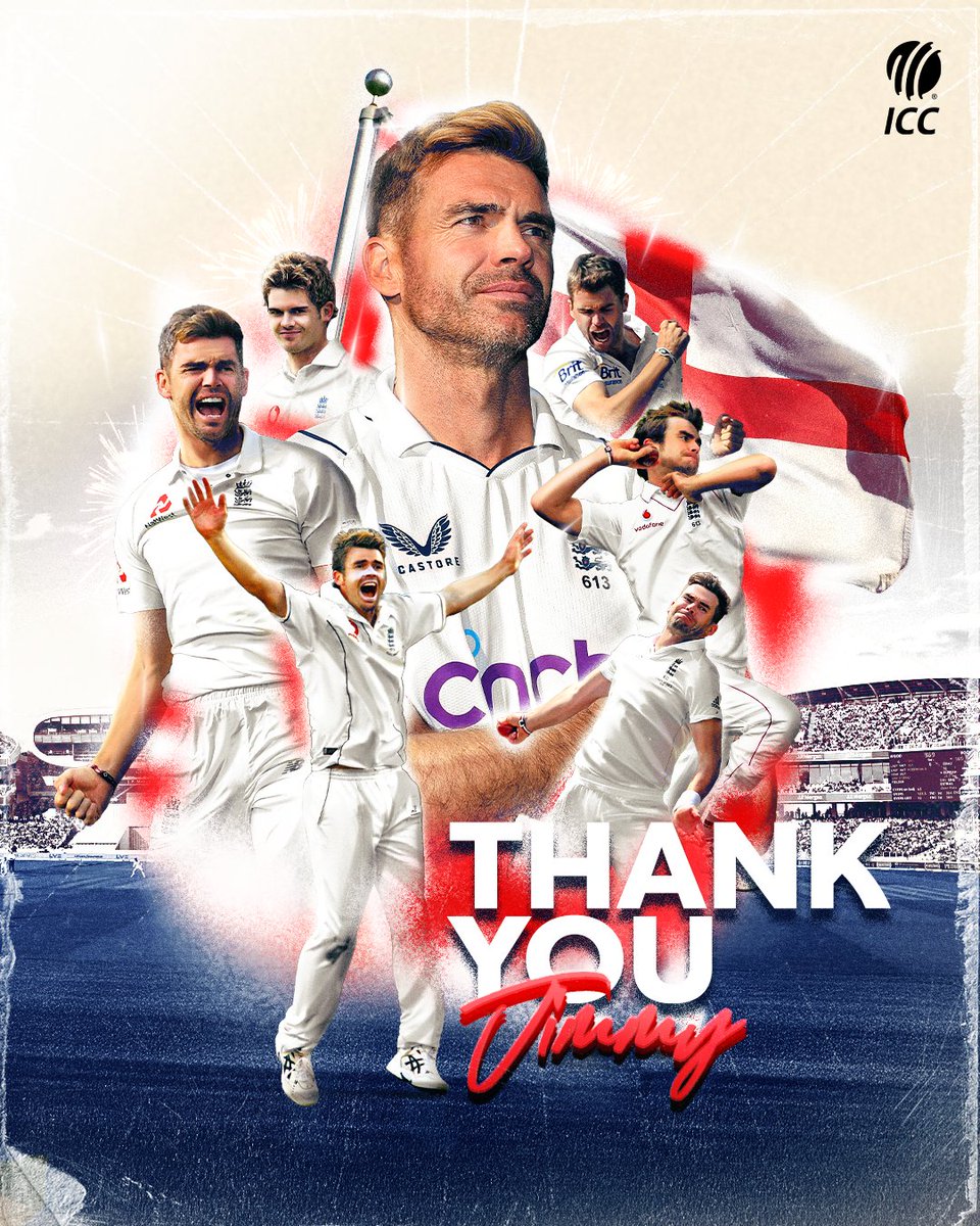 A legendary career 👏 James Anderson 🙌