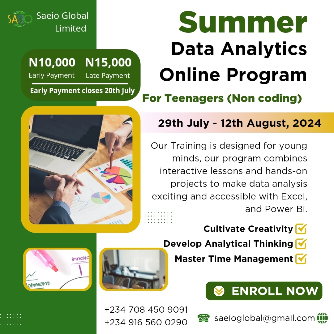SaeioG's tweet photo. Hi there! 👋 
It's Summer, what are your plans?

To get enrolled, send a DM to:
+234 708 450 9091 or +234 916 560 0290

To get more updates, join our community:
https://t.co/Ew3rLsapGn https://t.co/MQaIHNtDJQ
