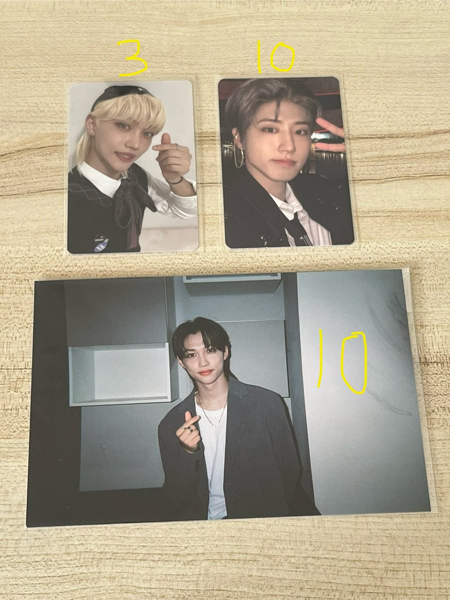 sunnie0915_'s tweet photo. 📍🇲🇾 Malaysia
WTS/LFB
>Price is shown in the pic.
✅ Felix - Christmas Evel album pc
✅ Han - 5-STAR K4 pob
✅ Felix - MAXIDENT SW LD postcard

Shipping Fee 🚚
WM - RM8
EM - RM15
#pasarskz #pasarstraykids #pasarstraykidsmy #pasarskzMY https://t.co/wWaIN2WSKM