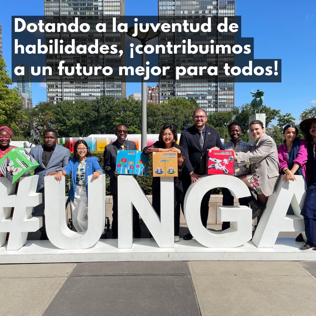 Cuando la juventud se dota de las habilidades necesarias, ¡el mundo entero es más próspero!

En el #DíaDeLasHabilidadesDeLaJuventud, reivindiquemos una juventud con las herramientas para construir un futuro más justo e inclusivo para todos. un.org/es/observances…