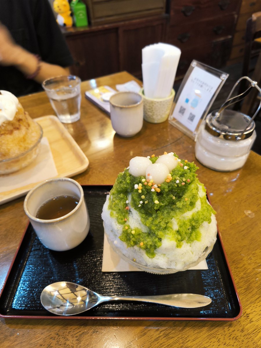 whiteILLYA's tweet photo. 今年もかき氷ご馳走さまでした😭
ずんだ大好き人間ですのでずんだ氷があるのめっちゃ嬉しいです
閉店なんて寂しいよ…💦
@petit_marche https://t.co/CmQ7wX6Ac2