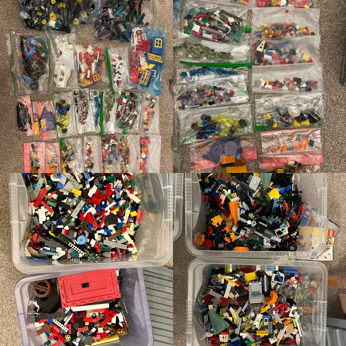 #LEGO for sale. 26kg. Previously used at home/in school activity clubs. Some sorted into colours/types. Currently fills 4 crates but could pack for delivery or collection from DL13. 

Sad to sell but I need the space (and I’ve got more for me!) 😉😆<a href="/LEGO_Education/">LEGO Education</a> <a href="/LEGO_Group/">LEGO</a>