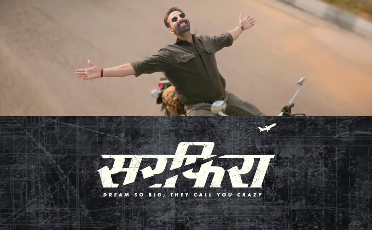 CineMarkMedia's tweet photo. #Sarfira opened with a very low box office collection, despite being a good film. Its Day 1 collection stands at Rs. 2.50 crore, making it #AkshayKumar's lowest opening, even less than #Selfie. https://t.co/ZgNELRaNi1