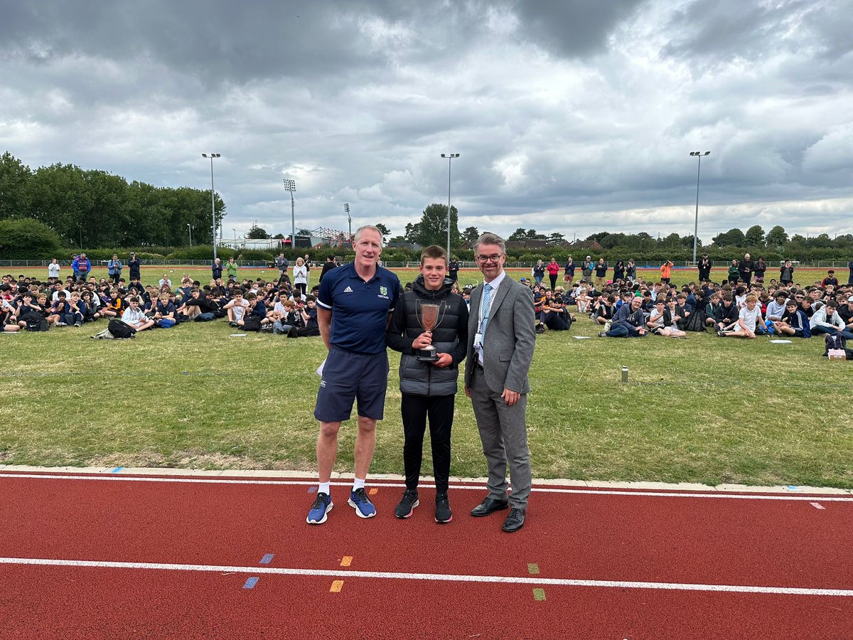 Congratulations to our Year 7 Champion Athlete, Ollie 🏆