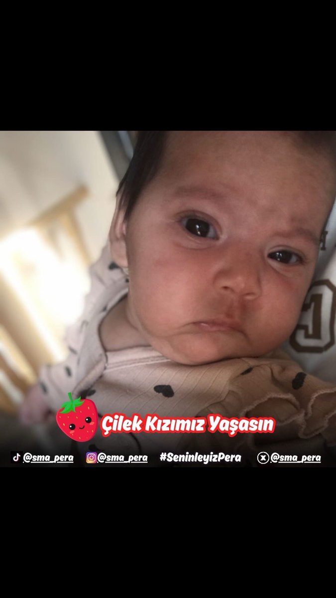 Lütfen sizlerde pera'ya desteklerinizi esirgemeyin🌸🍓

Pera SMA TIP 1 KAS HASTASI ve bu hastalığın tek detavisi yurt dışındaki ZOLGENSMA ilacı 🌸🍓

🌸Ben seninle güçlüyüm🌸
🤜🤛Pera seninle güçlü🤜🤛
#seninleyizpera 🍓
#smadegilperakazanacak 🍓
