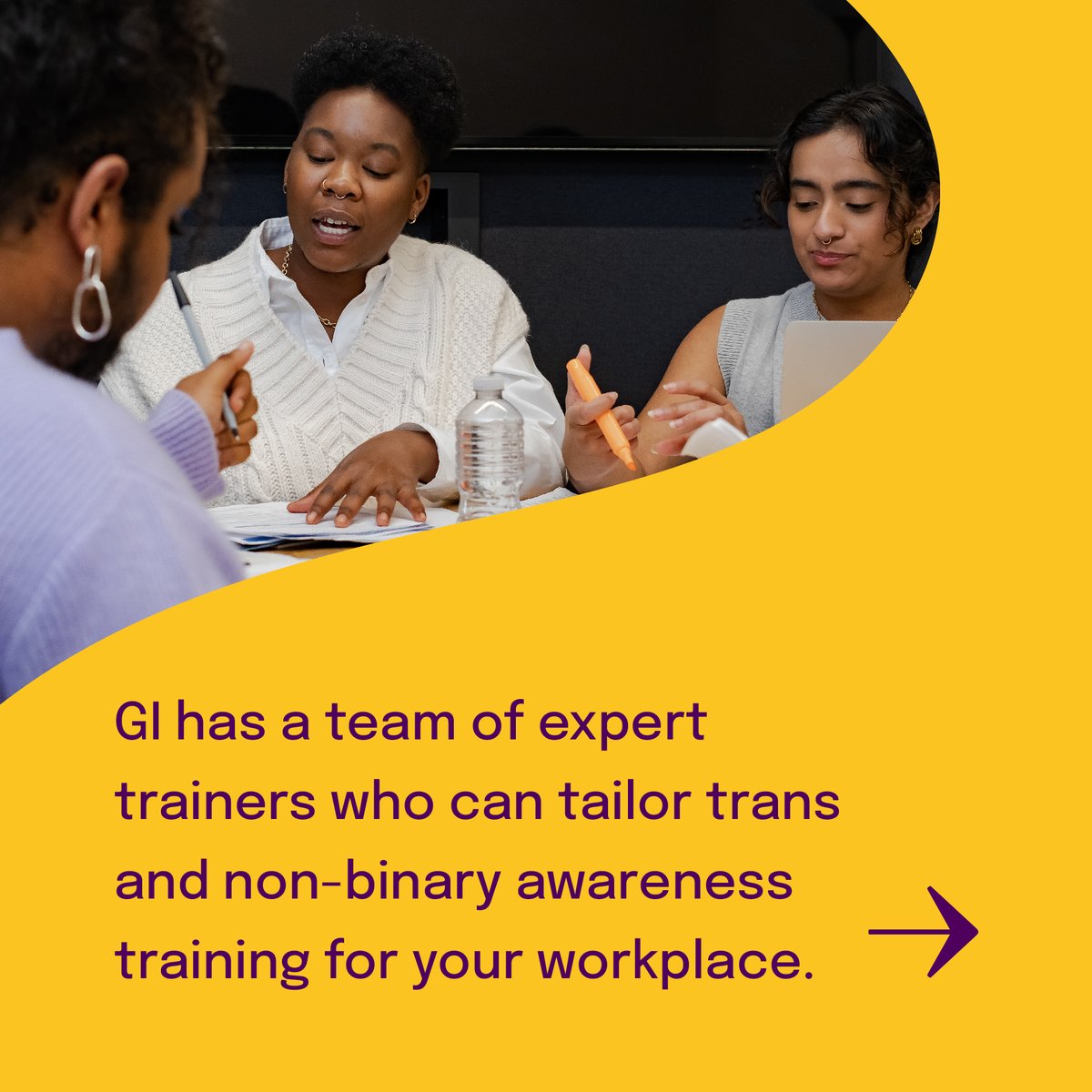 Genderintell's tweet photo. Could you use some support promoting trans inclusion at work? Our expert trainers can tailor trans awareness training to suit your organisation's specific needs. Find out more and book: https://t.co/UyciKG0ter https://t.co/hvkdtm2Jdb