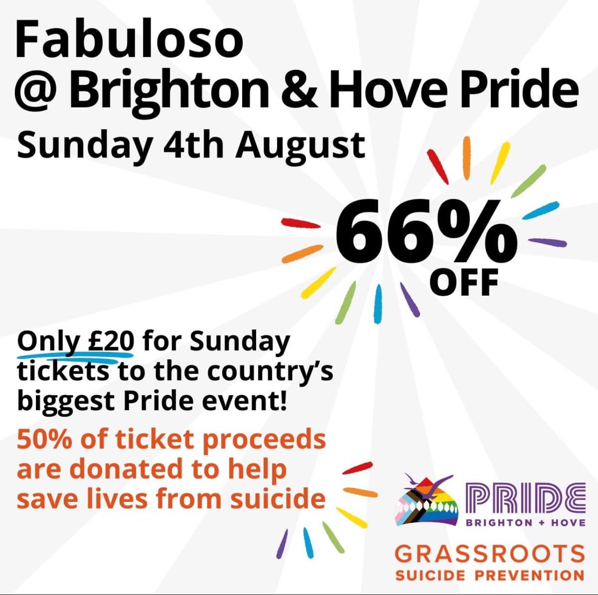 Tim Spoor MBE (@timspoor7) on Twitter photo Suicide prevention is an issue very close to my heart and here’s a fantastic opportunity to help a great cause <a href="/GrassrootsSP/">Grassroots Suicide Prevention</a> whilst having fund at Pride.
Here’s the link to book tickets book.pride-tickets.org/SupportingGSP Suicide prevention is an issue very close to my heart and here’s a fantastic opportunity to help a great cause <a href="/GrassrootsSP/">Grassroots Suicide Prevention</a> whilst having fund at Pride.
Here’s the link to book tickets book.pride-tickets.org/SupportingGSP