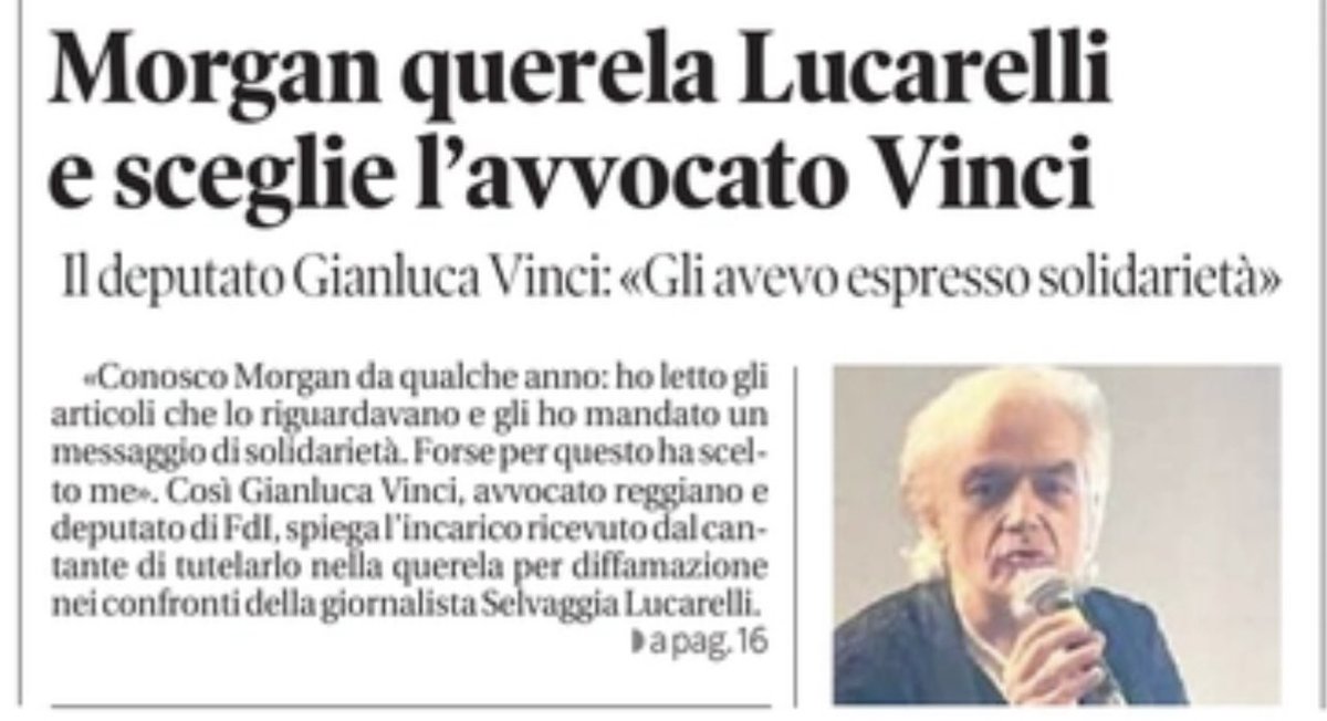 stanzaselvaggia's tweet image. Dopo aver pubblicato la foto della via in cui abita Angelica, Morgan (in serata) pubblica la foto della denuncia fatta a me per il reato di (?) aggiungendo che “COSÌ LA SMETTO” e facendo ben attenzione a far sapere chi sia l’avvocato. Un deputato di Fratelli d’Italia. Il quale…