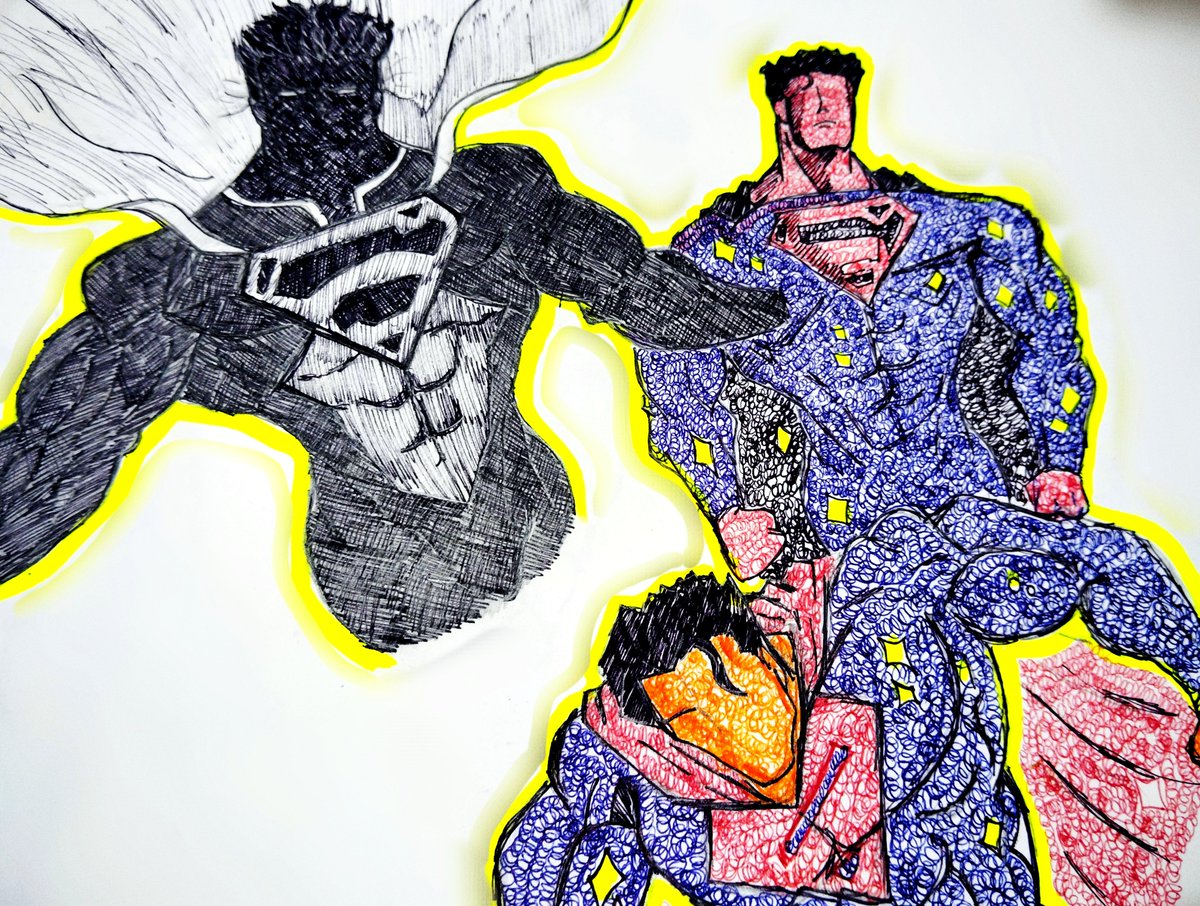 TitanTribe68323's tweet photo. Try to be creative 😅

#superman #deadpool #wolverine #art #goku #gojo #marvel #rengoku #youtubeshorts #sketch #anime #draw #demonslayer https://t.co/LKzikzcxKL