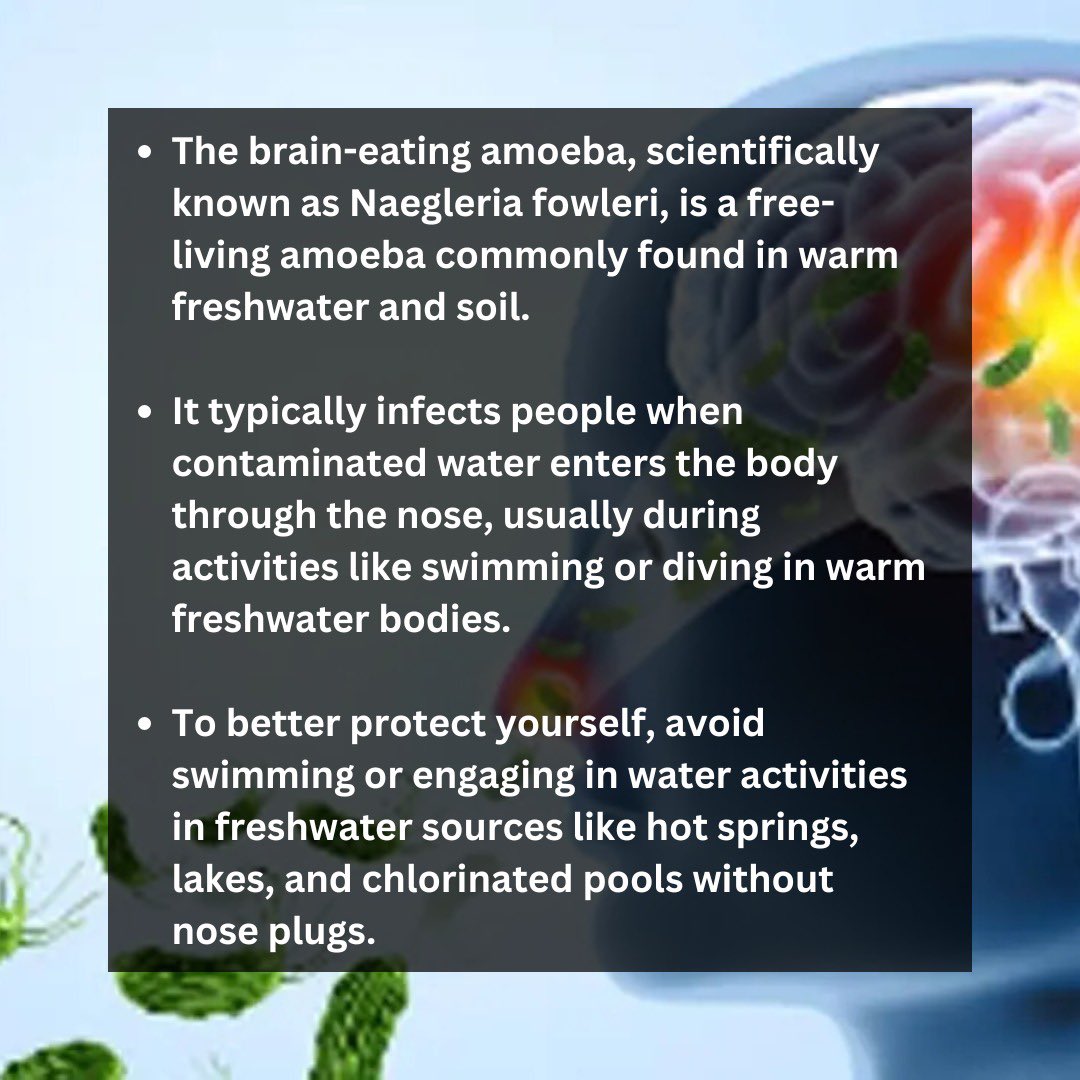 mid_day's tweet photo. As more cases of the brain-eating amoeba are reported in Kerala, https://t.co/CxVJRmaRJm spoke to doctors in Mumbai to highlight the causes, explain more about primary amoebic meningoencephalitis, and emphasize why people should take it seriously.
#braineating #amoeba #kerala #doctors #mumbai #meningoencephalitis
Read More: https://t.co/FsMaMmIWXz