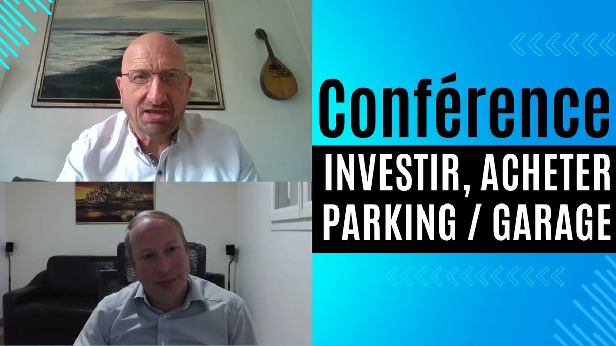Parking_Garage's tweet photo. 🎞️ Replay conférence : Investir efficacement dans l'#immobilier de #parking et #garage, c'est rentable même dans le contexte actuel !

�� Retrouvez tous les replays de nos conférences ici : https://t.co/Wpn5MkjYMJ https://t.co/Q1P6pTY5lv