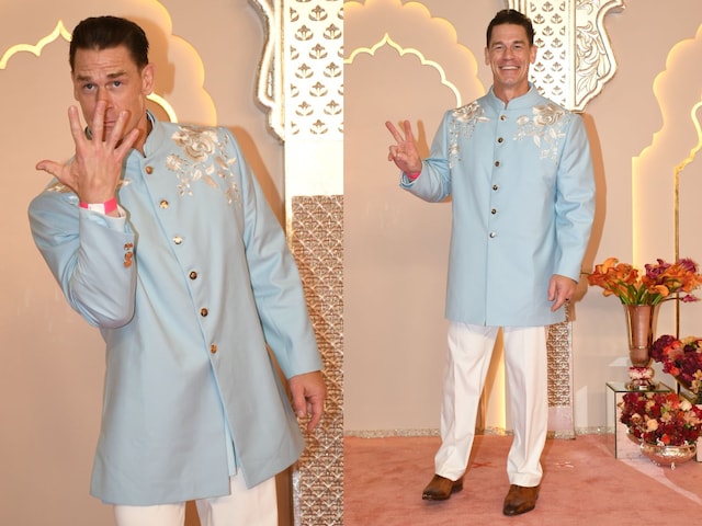 2024 mein John Cena ko Sherwani mein bhi dekh liya...bus apna syllabus nhi dekha🙃🤭 #AmbaniWedding