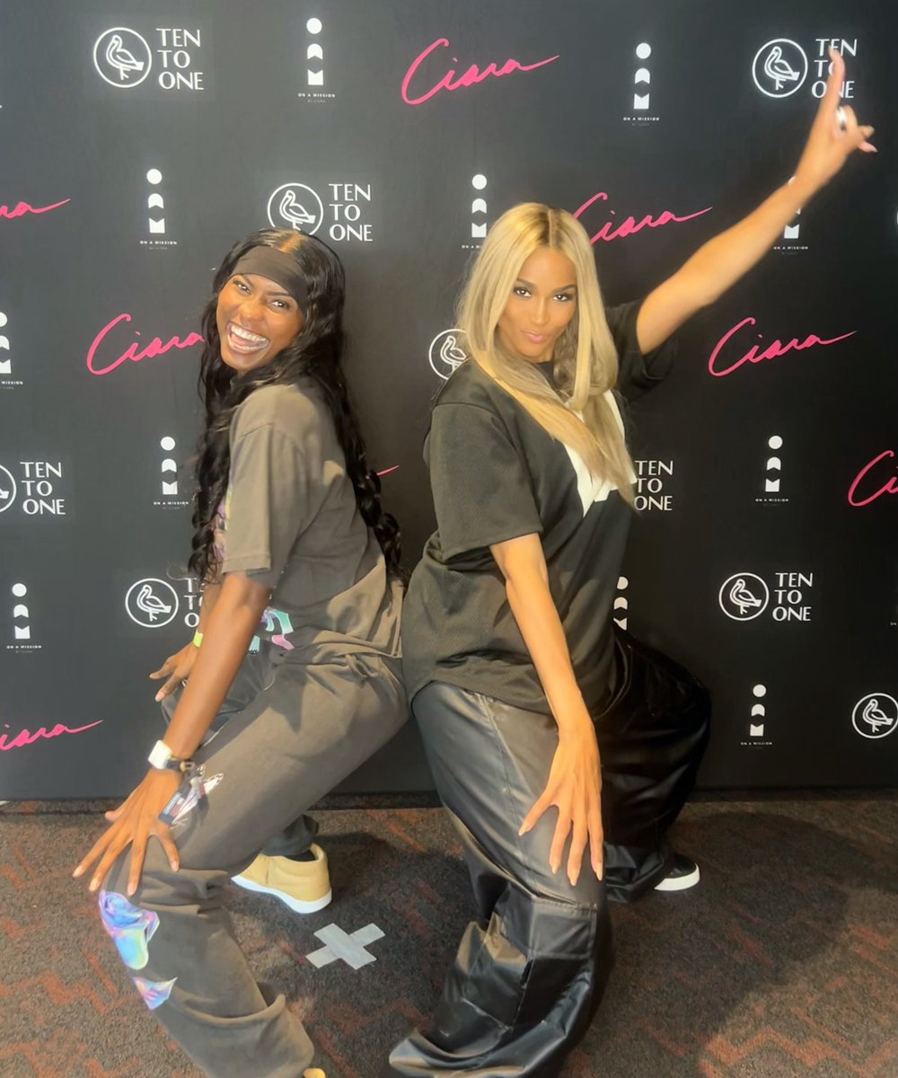 BrittanyLovesC's tweet photo. I told Ciara it was time for a new profile pic for my page but similar pose that I’ll make B&amp;W! 🥹 &amp; she was like BET!!!!!! Now I just gotta decide WHICH ONE OMGG! I love her so much!! 🥺 She’s a dream! https://t.co/ZWMWV07IZP
