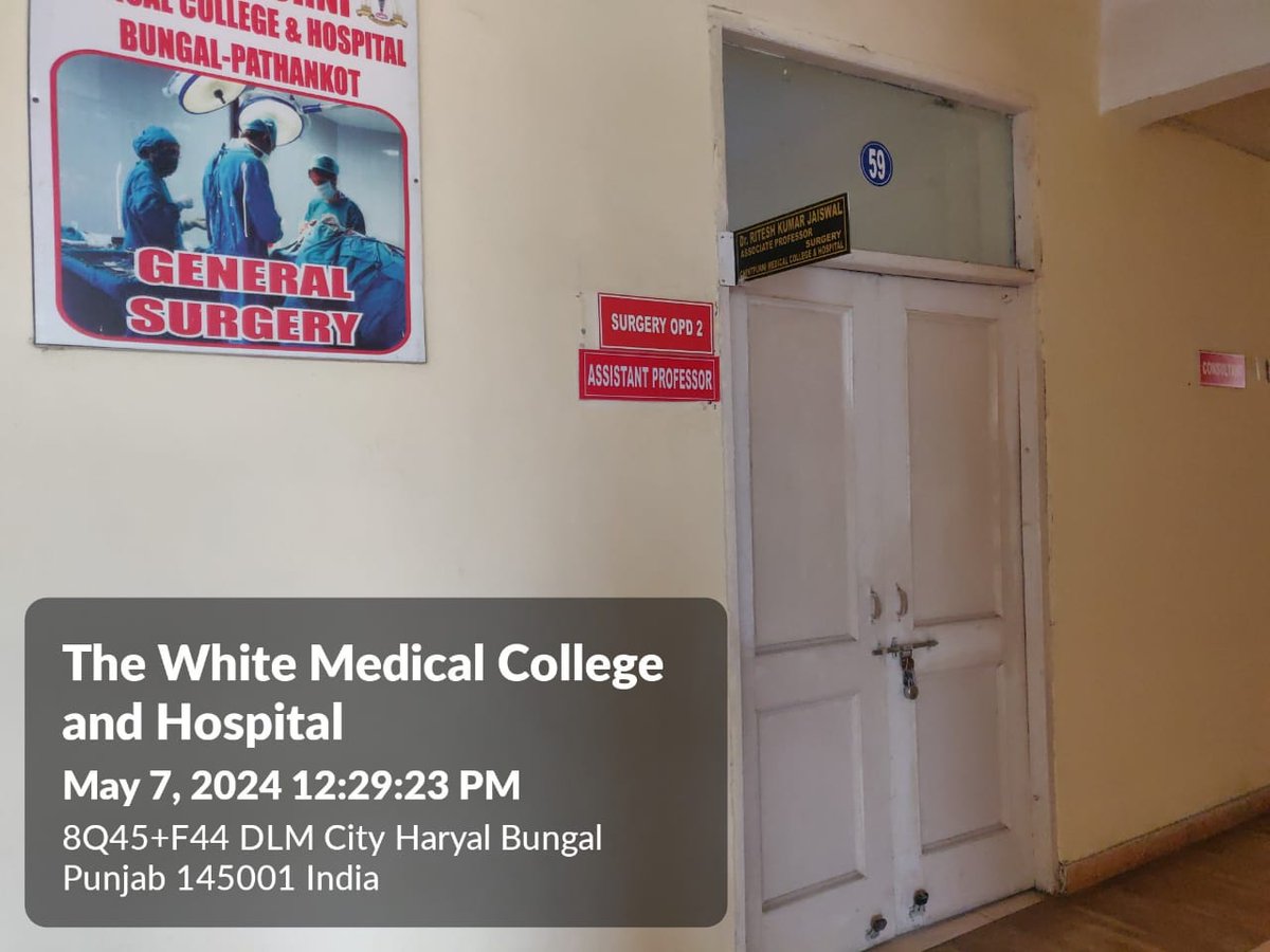 t_singla0510's tweet photo. 🚨Sneak Peek of The White Medical College and Hospital, Pathankot Punjab
Can we expect good doctors from this college?
#WeWantShifting
@narendramodi @JPNadda @official_aimsa @DrJitendraSingh @MBBSISLIFE @aajtak @Teena_PPCC @drsfaizanahmad @ABPNews @nsui @EduMinOfIndia @INCPunjab https://t.co/0BVHguygnZ