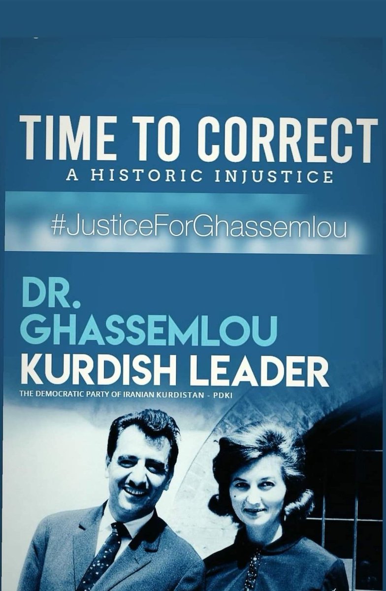 HejarDK's tweet photo. 35 years of injustice

#JusticeForGhassemlou
#Ghassemlou
#Kurdistan #PDKI #HumanRightsForAllPeople https://t.co/Hz0nPxydD3