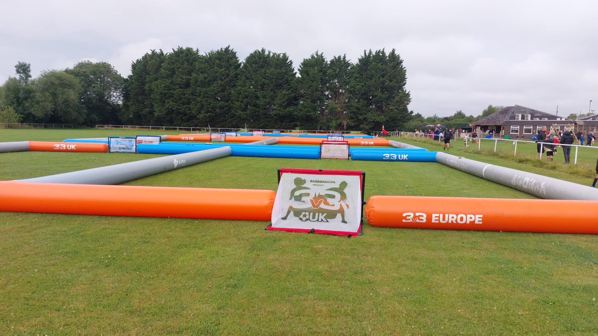 3v3Uk's tweet photo. All set for our 3v3 evesham event. Good luck to all 98 teams. #fastfeetfun https://t.co/ysVrt1ZcNy