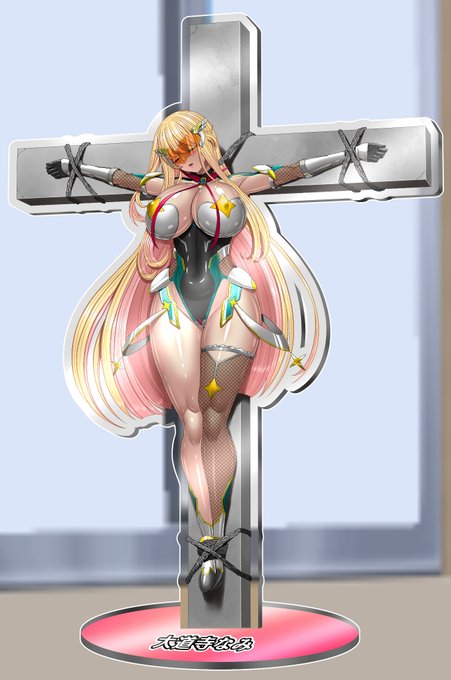 こういう磔アクスタ作ってくんねーかな🤪いっぱい並べてゴルゴダ星を再現したい😈 