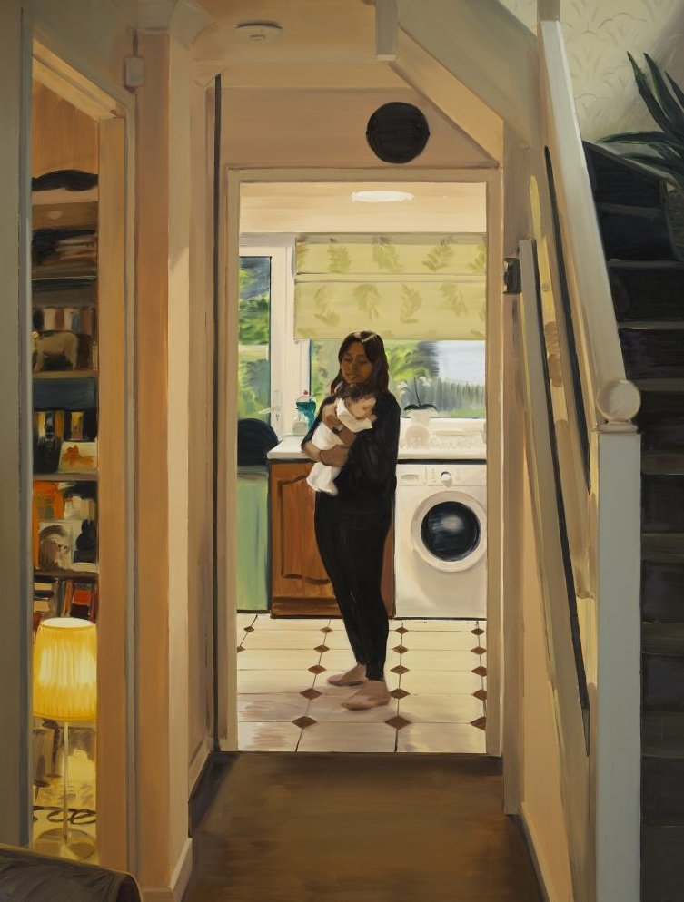 Contemporary Scottish painter  Caroline Walker, who captures  everyday aspects of women's lives #WomensArt