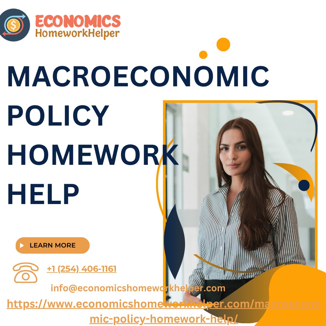 EconomicsHomew2's tweet image. Introducing our New Macroeconomic Policy Homework Help! Get expert help with fiscal and monetary policy, inflation, and more. Enhance your understanding and boost your grades. Visit economicshomeworkhelper.com/macroeconomic-… for more information!
#economicshomeworkhelper
#student