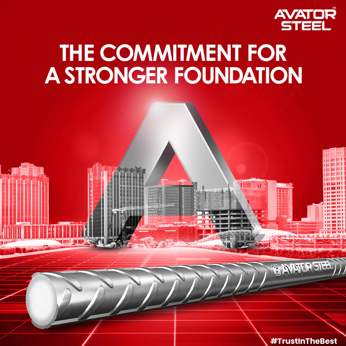 AvatorSteel's tweet photo. Our 550 grade TMT bar comes with exceptional tensile strength, making it an ideal choice for your infrastructure.
.
.
.
#AvatorSteel #AvatorSteelTMT #TmtBars #AvatorSteelRustGuard #TrustInTheBest https://t.co/cyGFkpkdP0