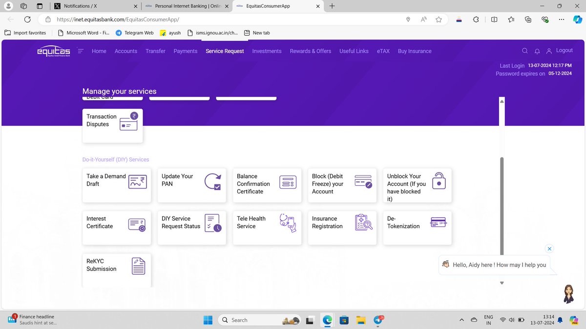 _kehkelunga's tweet photo. @NiyoSupport Cant find the option for step 3 Video Assisted Services https://t.co/4yc77K6URb