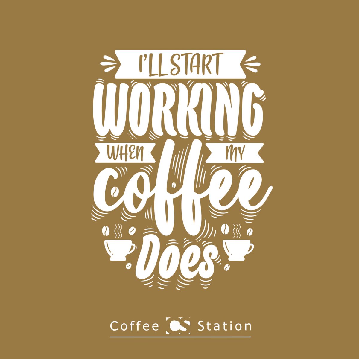 coffeestationco's tweet photo. Productivity in progress... just waiting for the coffee to kick in! ☕😴 Will you be grabbing a coffee from Coffee Station this weekend? #coffeestationco https://t.co/4esUqjCjKF