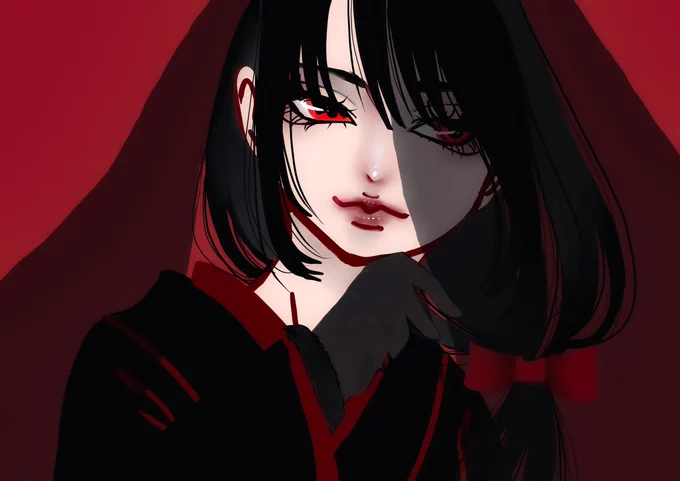 派手なヤツ。 #絵柄が好きっていう人にフォローされたい #デジタルアート