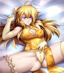 #OpenRP #OpenDM #LewdRP #RWBYrp #HypnoRP

(RP idea DM or comment if you wanna rp or build a plot from it)
Yang heard about a new place in the redlight district that was sort of a lewd "Gym" Meant to train Doms and Subs, as yang was super curious about it
