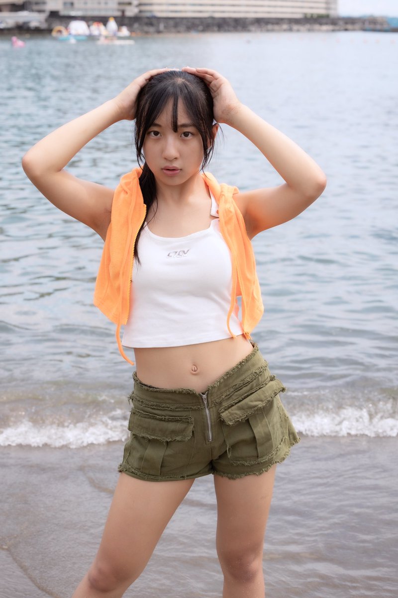 あざやかオレンジ！ 2024.07.13熱海 model：唯花さん (@OnlyFlower0811