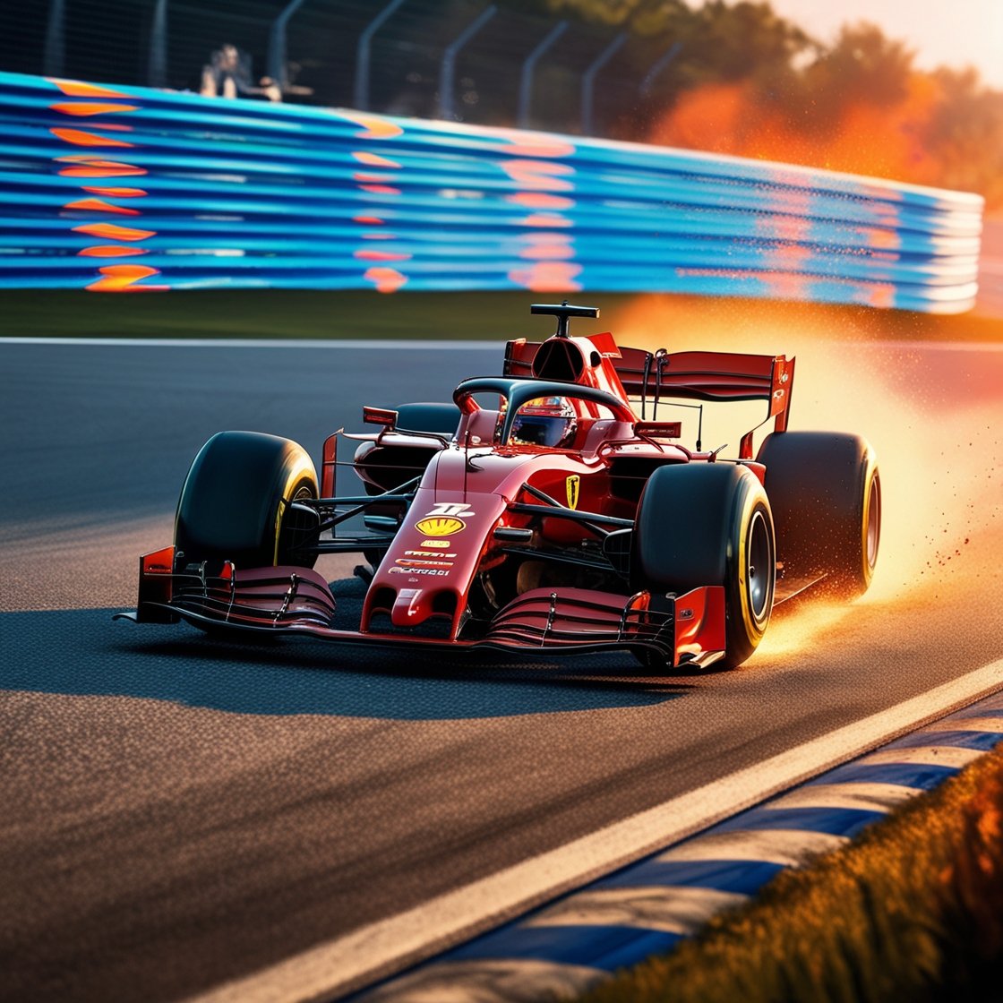 Today I used @LeonardoAi_ for the first time (free to use but you only get a few credits so use wisely). Even with limited use, it is amazing.  I asked it to generate a #f1 #ferrari car!  #AI