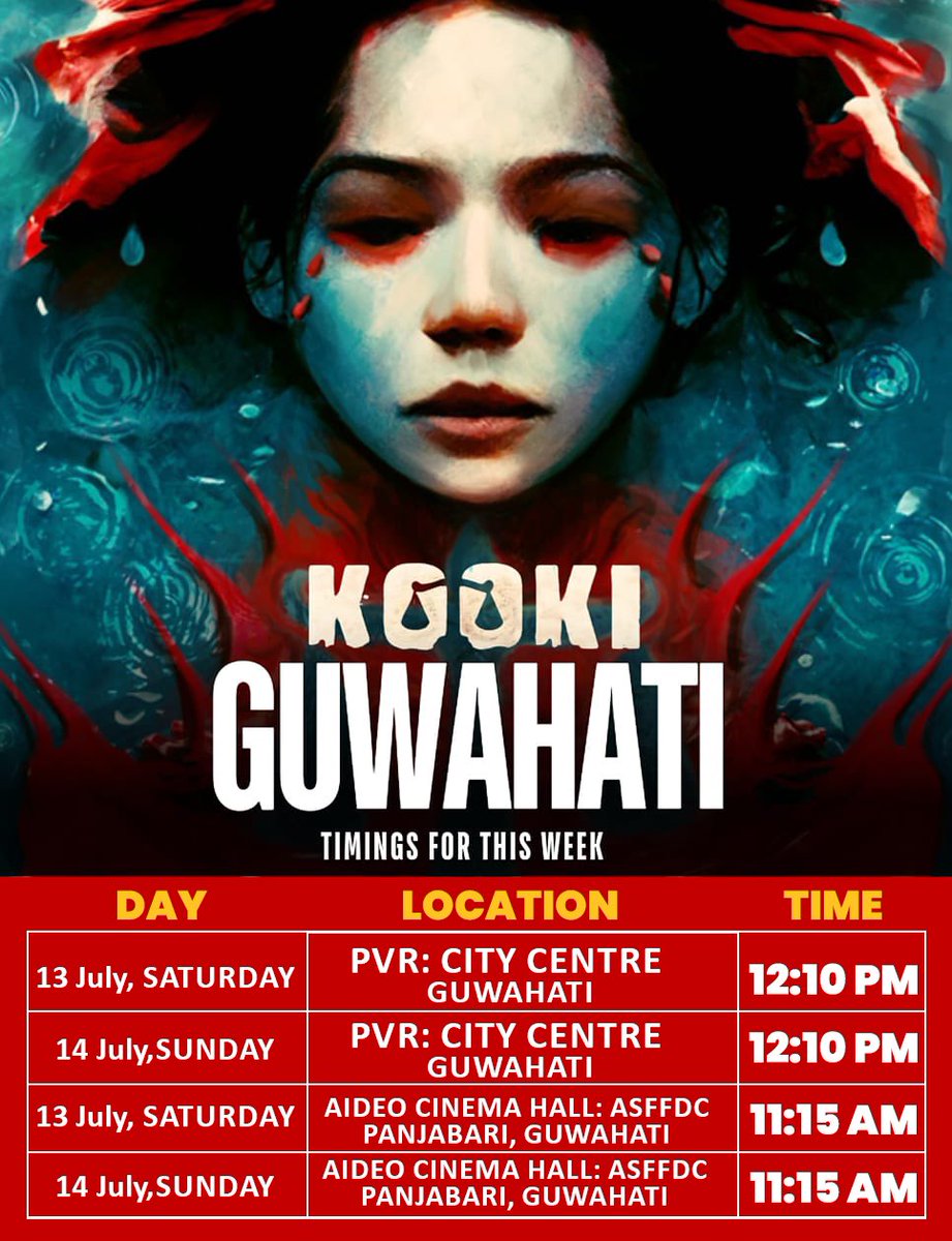Third week shows in Guwahati , come and watch 👍
