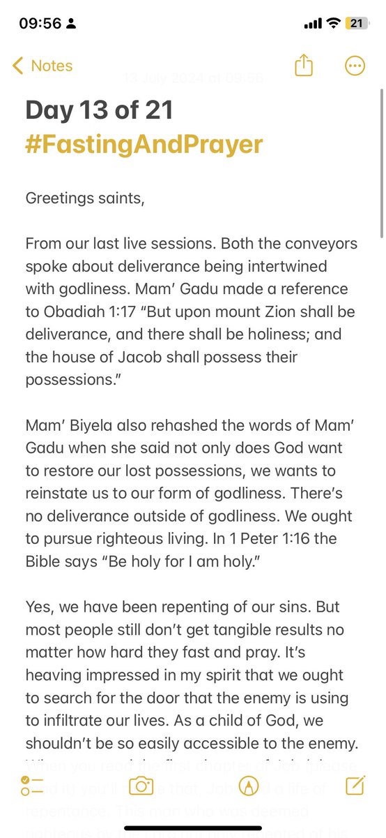 au_badela's tweet image. Saints, please pardon me for posting so late 🙏🏾❤️
#FastingAndPrayer #Day13of21