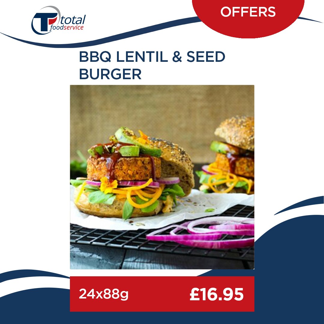 🍔 July special: BBQ Lentil &amp; Seed Burgers! A mouthwatering symphony of smoky, savoury, and wholesome. Spice up your menu and treat your customers to a plant-based sensation they won't be able to resist. 👉 ow.ly/5XER50SyQB0

#SpecialOffers #Foodservice #Hospitality 🌱