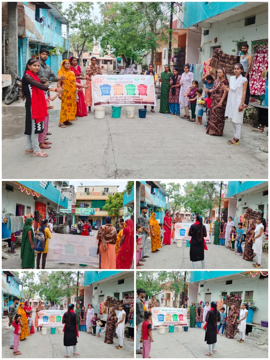ujjainumc's tweet photo. आज उज्जैन नगर पालिक निगम के I.E.C सदस्यों द्वारा झोन क्रमांक झोन क्रमांक 03 के वार्ड 33 में जाकर नागरिकों को 4 बिन सेग्रीगेशन की जानकारी दी गई।
#उत्कृष्ट_उन्नत_उज्जवल_उज्जैन  
#चार_बिन_हर_दिन 
#SEGREGATION 
#HOME_COMPOSTING   #जनजागरुकता_अभियान 
#स्वच्छ_उज्जैन_स्वस्थ_उज्जैन https://t.co/UcqFm8b7e2