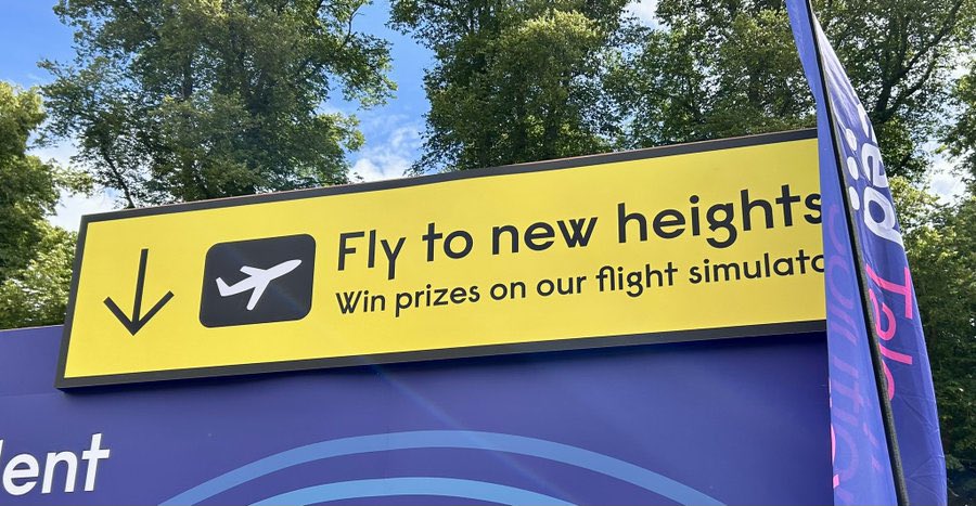 PSWEvents's tweet photo. #recfest #knebworth 2024 with #pswevents #flightsimulator #activation #corporateevents https://t.co/OJ34SIfu7z