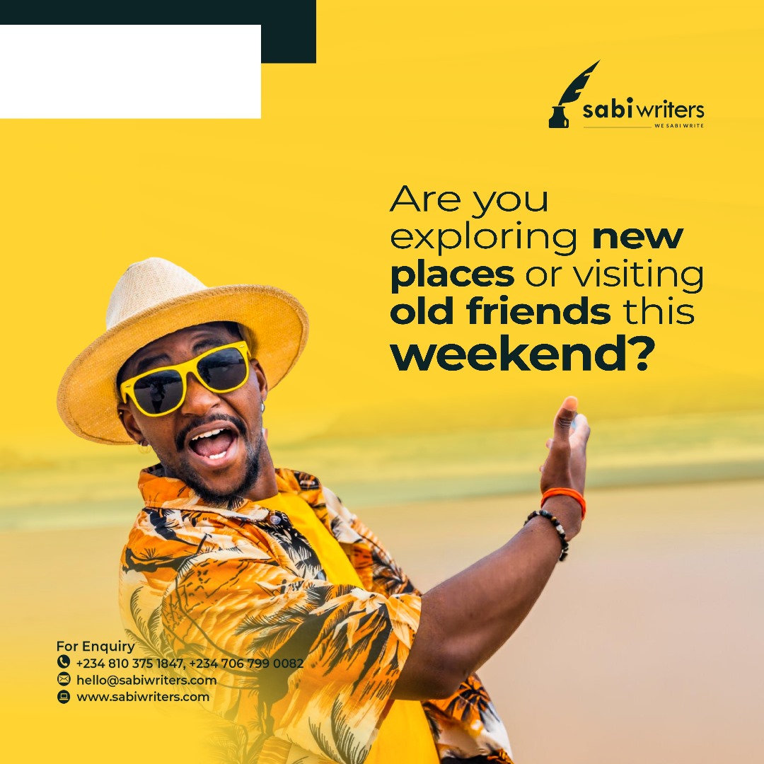 sabiwriters's tweet image. This weekend is all about making the most of your time.

So, are you exploring new places diving into your favorite hobby, or visiting a long-time friend?

 What’s on your agenda?

#weekendvibes #explore #hobbytime #contentwriting #writersofinstagram #saturday